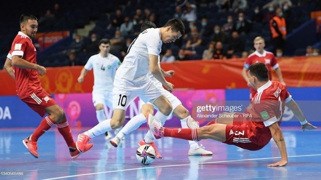 O‘zbekiston futzal terma jamoasi Rossiyaga qarshi birinchi o‘yinda yutqazdi