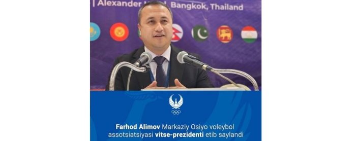 O‘zbekistonlik mutaxassis Markaziy Osiyo voleybol assosiasiyasi vise-prezidentligiga saylandi