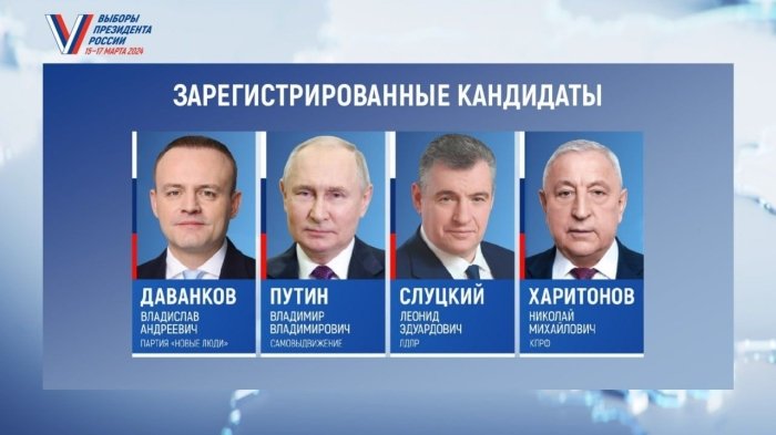 Rossiyada prezidentlik saylovi boshland