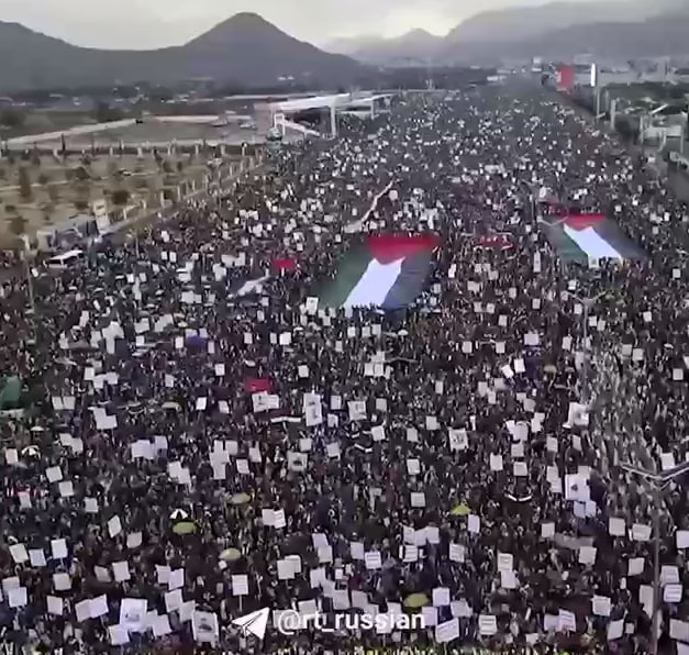 Yaman poytaxti Sanada Amerikaga qarshi ulkan miting bo‘lib o‘tmoqda