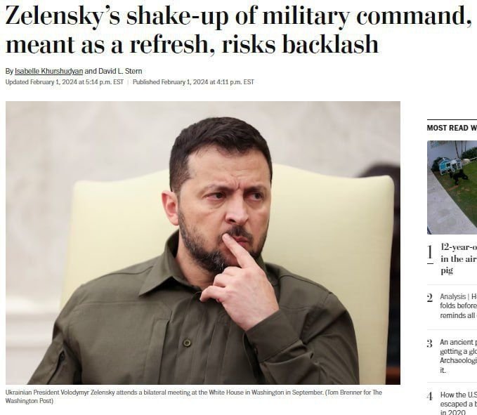 Zalujniy Zelenskiy bilan suhbat chog‘ida mamlakat qo‘shinlarining ahvoli qisqa muddatda yaxshilanishi dargumon ekanligini aytgan — The Washington Post 
