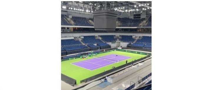 “Humo Arena”ga ilk bor tennis kortlari o‘rnatildi